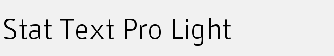 Stat Text Pro Light